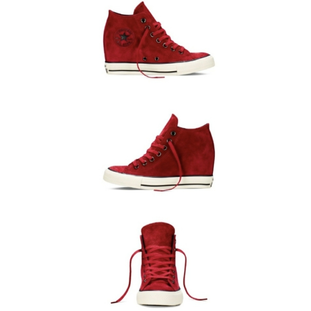 Converse Chuck Taylor Hidden Platform Suede Sneak… - image 3